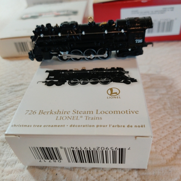 5 Hallmark Lionel Train Ornaments Series Of Keepsake Trains New In Boxes - Picture 7 of 16